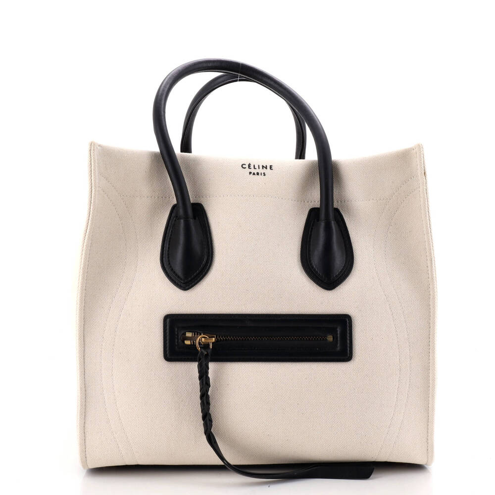 Celine Phantom Bag Canvas Medium #261991C91B